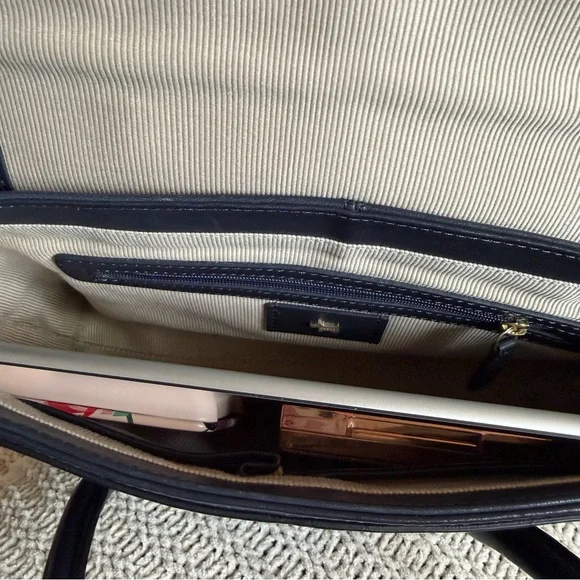 Radley London Burnham Beeches Medium Flapover – Dark Navy Dust Bag - Picture 10 of 13